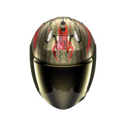 Alternative view of SKWAL I3 JET VENUM BUKÓSISAK BEÉPÍTETT FÉKLÁMPÁVAL +PLEXIVEL, FEKETE-PIROS-ARANY