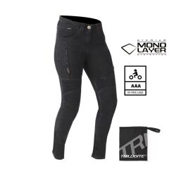 LADY PARADO MONOLAYER MOTOROS FARMERNADRÁG SLIM FIT,FEKETE