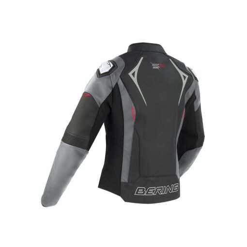 LADY SNAP MOTOROS BŐRDZSEKI,FEKETE-SZÜRKE - Image 2