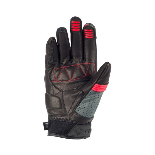 LADY AXEL MOTOROS KESZTYŰ,FEKETE-SZÜRKE-PIROS - Image 2