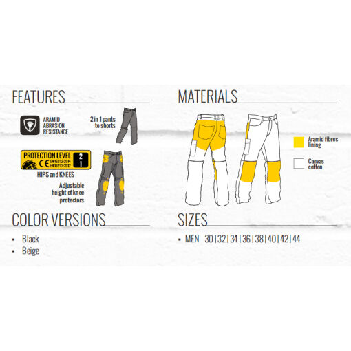 DUAL PANTS MOTOROS TEXTILNADRÁG,FEKETE - Image 4