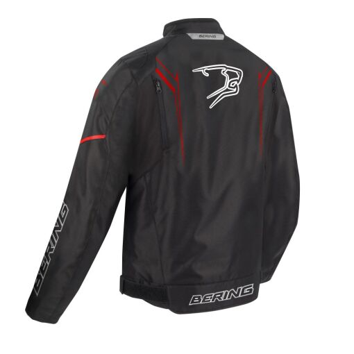 SWEEK MOTOROS TEXTILDZSEKI,FEKETE-FEHÉR-PIROS - Image 2