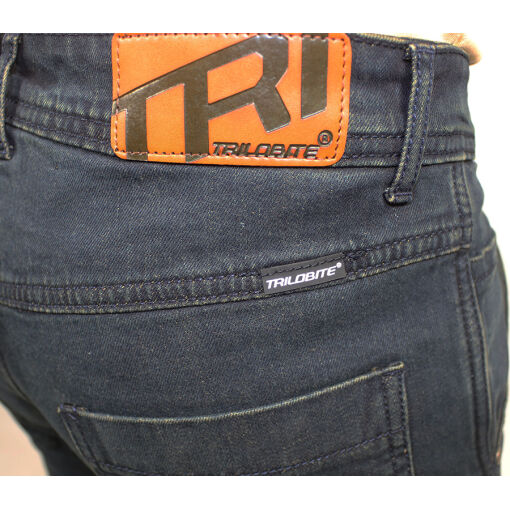 TRUGGY SLIM FIT MOTOROS FARMERNADRÁG,SÖTÉTKÉK - Image 3