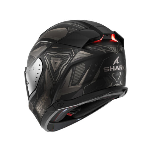 SKWAL I3 LINIK MAT BUKÓSISAK BEÉPÍTETT FÉKLÁMPÁVAL, MATT FEKETE-SÖTÉTSZÜRKE - Image 2