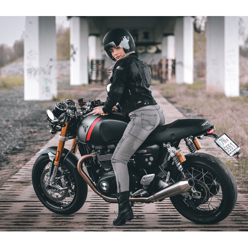 LADY MICAS URBAN MOTOROS FARMERNADRÁG,SZÜRKE - Image 9