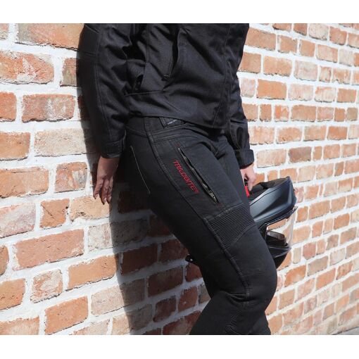 LADY PARADO MONOLAYER MOTOROS FARMERNADRÁG SLIM FIT HOSSZÍTOTT,FEKETE - Image 4