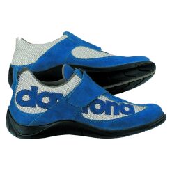 MOTO FUN MOTOROS CIPŐ,KÉK-EZÜST