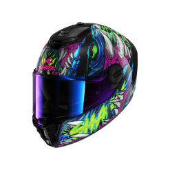 SPARTAN RS SHAYTAN BUKÓSISAK,FEKETE-ZÖLD-RÓZSASZÍN