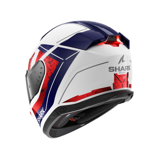 SKWAL I3 RHAD BUKÓSISAK BEÉPÍTETT FÉKLÁMPÁVAL, FEHÉR-PIROS-KÉK - Image 2