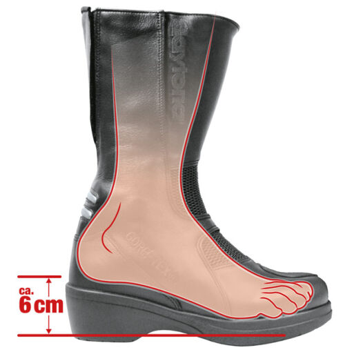 LADY PILOT GTX MOTOROS CSIZMA,FEKETE - Image 4