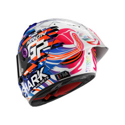 Alternative view of AERON-GP REPLICA ZARCO GP DE FRANCE BUKÓSISAK+PLEXIVEL,KARBON-RÓZSASZÍN-KÉK