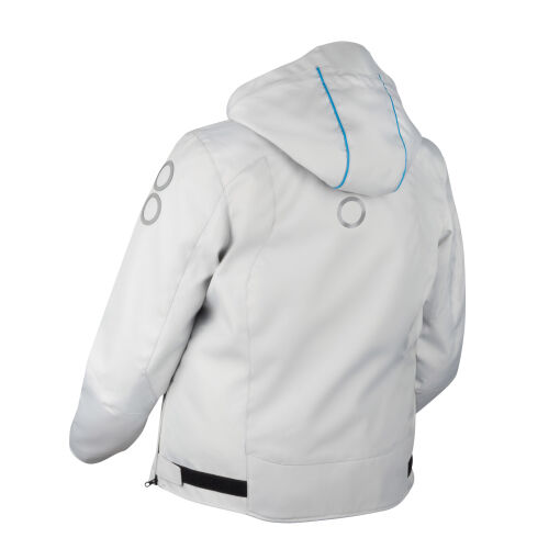 LADY WARWICK QUEEN SIZE MOTOROS TEXTILDZSEKI,VILÁGOSSZÜRKE-KÉK - Image 2