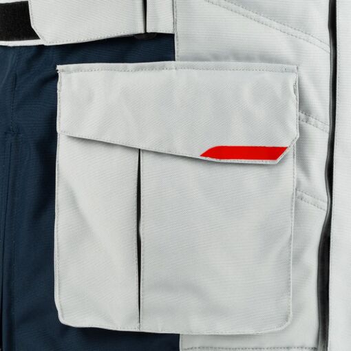 SIBERIA MOTOROS TEXTILKABÁT,SZÜRKE-KÉK-PIROS - Image 5