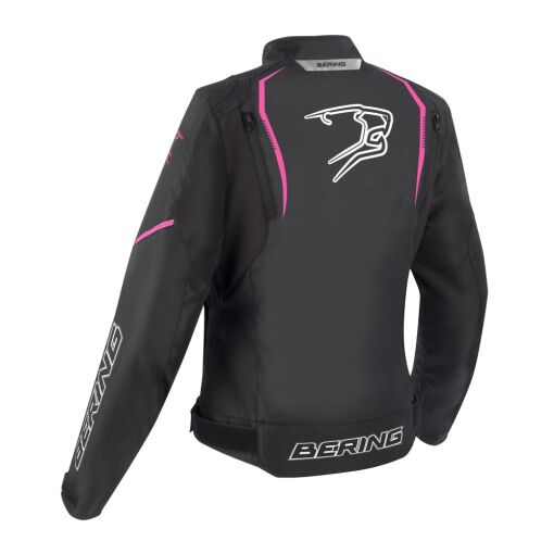 LADY SWEEK MOTOROS TEXTILDZSEKI,FEKETE-RÓZSASZÍN - Image 2