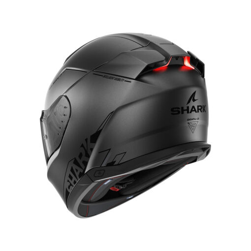 SKWAL I3 BLANK SP MAT BUKÓSISAK BEÉPÍTETT FÉKLÁMPÁVAL, MATT SÖTÉTSZÜRKE-FEKETE-EZÜST - Image 2