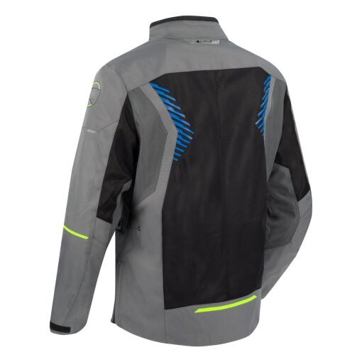 BAKUNDU MOTOROS TEXTILKABÁT,SZÜRKE-FEKETE-KÉK - Image 2