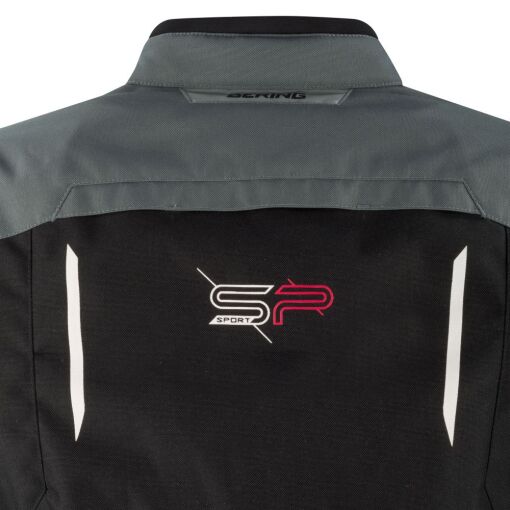 GANG MOTOROS TEXTILDZSEKI,FEKETE-SZÜRKE-PIROS - Image 4