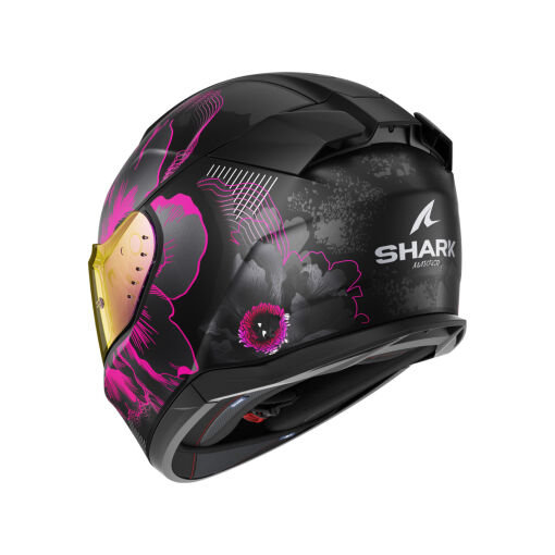 D-SKWAL 3 MAYFER MAT BUKÓSISAK,MATT FEKETE-RÓZSASZÍN-SÖTÉTSZÜRKE - Image 2