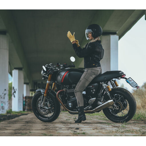 LADY MICAS URBAN MOTOROS FARMERNADRÁG,SZÜRKE - Image 8