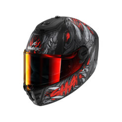 SPARTAN RS SHAYTAN MAT BUKÓSISAK,MATT FEKETE-PIROS-SÖTÉTSZÜRKE