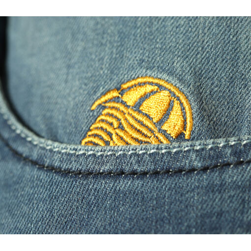 PARADO CIRCUIT SLIM FIT RÖVID MOTOROS FARMERNADRÁG,KÉK - Image 7