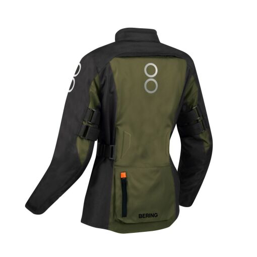 LADY ZEPHYR MOTOROS TEXTILKABÁT,FEKETE-KEKI-NARANCS - Image 2